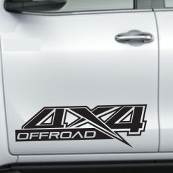 Aufkleber Auto Offroad 4x4 Safari Gelände Allrad Landschaft Hirsch Bär Off Road Safari Berge Krokodil extreme Pick Up