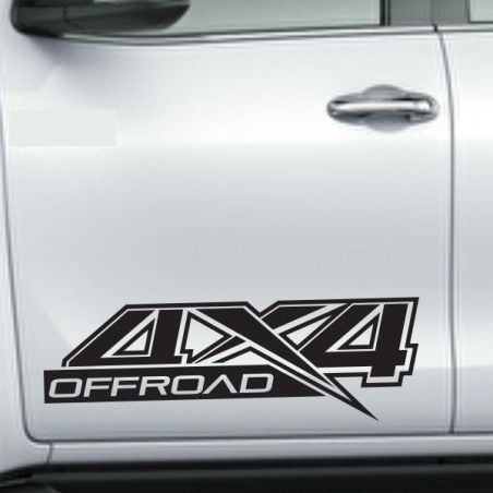 Aufkleber Auto Offroad 4x4 Safari Gelände Allrad Landschaft Hirsch Bär Off Road Safari Berge Krokodil extreme Pick Up
