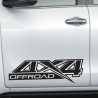 Aufkleber Auto Offroad 4x4 Safari Gelände Allrad Landschaft Hirsch Bär Off Road Safari Berge Krokodil extreme Pick Up