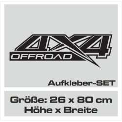 Aufkleber Auto Offroad 4x4 Safari Gelände Allrad Landschaft Hirsch Bär Off Road Safari Berge Krokodil extreme Pick Up