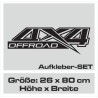 Aufkleber Auto Offroad 4x4 Safari Gelände Allrad Landschaft Hirsch Bär Off Road Safari Berge Krokodil extreme Pick Up