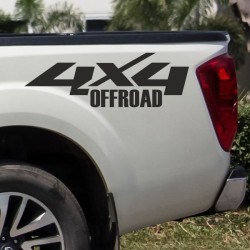 Aufkleber Auto Offroad 4x4 Safari Gelände Allrad Landschaft Hirsch Bär Off Road Safari Berge Krokodil extreme Pick Up