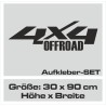 Aufkleber Auto Offroad 4x4 Safari Gelände Allrad Landschaft Hirsch Bär Off Road Safari Berge Krokodil extreme Pick Up