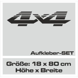 Aufkleber Auto Offroad 4x4 Safari Gelände Allrad Landschaft Hirsch Bär Off Road Safari Berge Krokodil extreme Pick Up