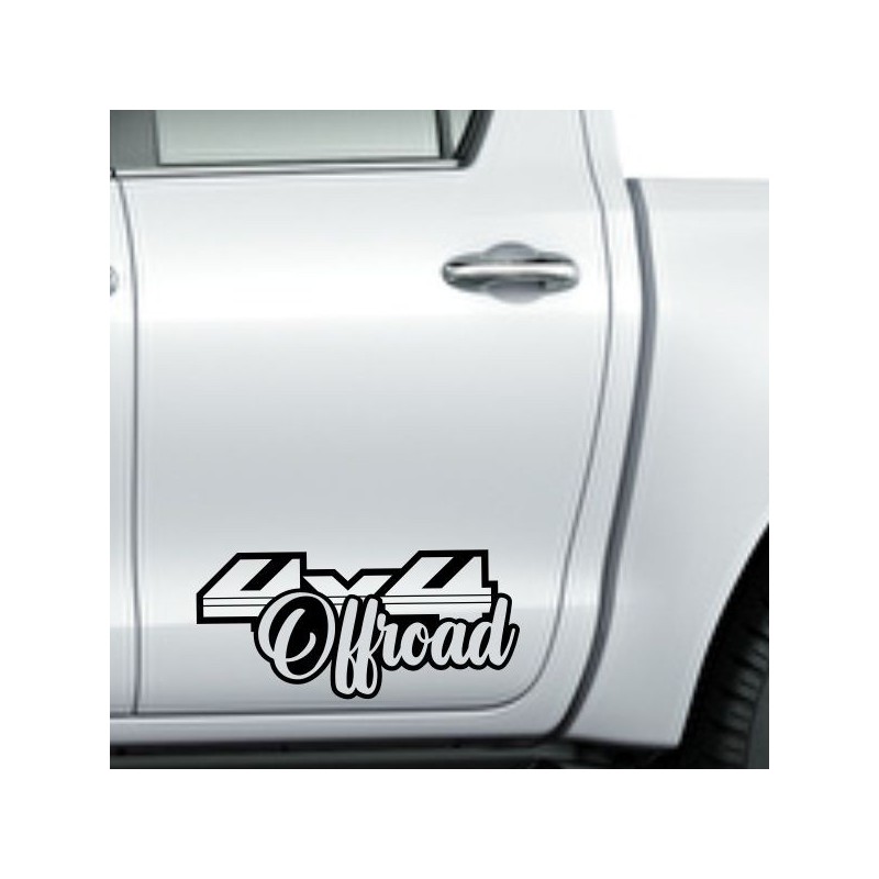 Aufkleber Auto Offroad 4x4 Safari Gelände Allrad Landschaft Hirsch Bär Off Road Safari Berge Krokodil extreme Pick Up