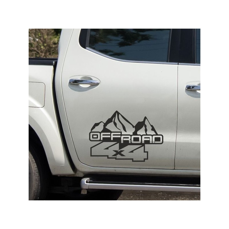 Aufkleber Auto Offroad 4x4 Safari Gelände Allrad Landschaft Hirsch Bär Off Road Safari Berge Krokodil extreme Pick Up