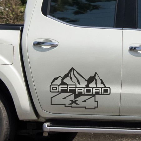 Aufkleber Auto Offroad 4x4 Safari Gelände Allrad Landschaft Hirsch Bär Off Road Safari Berge Krokodil extreme Pick Up