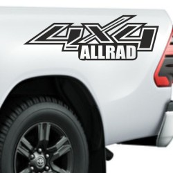 Aufkleber Auto Offroad 4x4 Safari Gelände Allrad Landschaft Hirsch Bär Off Road Safari Berge Krokodil extreme Pick Up