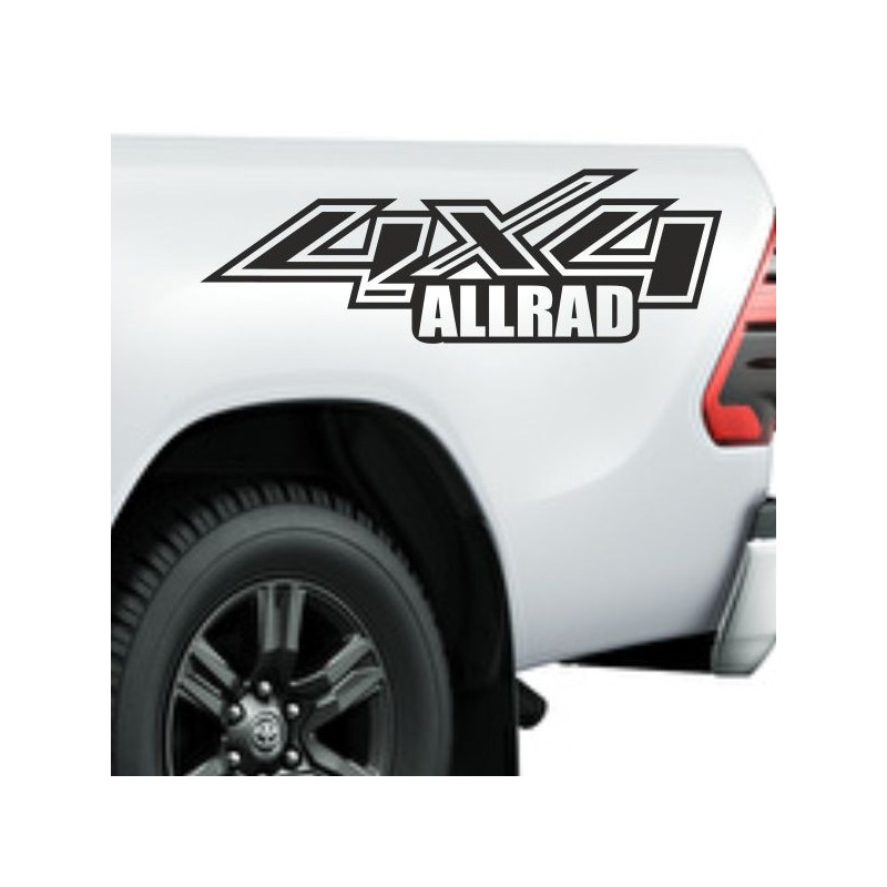 Aufkleber Auto Offroad 4x4 Safari Gelände Allrad Landschaft Hirsch Bär Off Road Safari Berge Krokodil extreme Pick Up