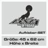 Aufkleber Auto Offroad 4x4 Safari Gelände Allrad Landschaft Hirsch Bär Off Road Safari Berge Krokodil extreme Pick Up