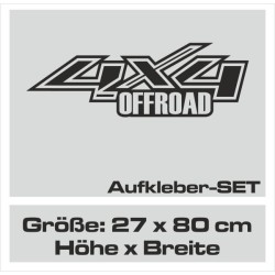Aufkleber Auto Offroad 4x4 Safari Gelände Allrad Landschaft Hirsch Bär Off Road Safari Berge Krokodil extreme Pick Up