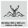 Aufkleber Auto Offroad 4x4 Safari Gelände Allrad Landschaft Hirsch Bär Off Road Safari Berge extreme Hirsch Jäger Angler Kompass