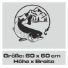 Aufkleber Auto Offroad 4x4 Safari Gelände Allrad Landschaft Hirsch Bär Off Road Safari Berge extreme Hirsch Jäger Angler Kompass
