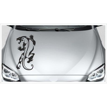 Aufkleber Motorhaube Puma Tiger Tattoo Tribal 98