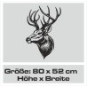 Aufkleber Auto Offroad 4x4 Safari Gelände Allrad Landschaft Hirsch Bär Off Road Safari Berge extreme Hirsch Jäger Angler Kompass