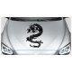 Aufkleber Motorhaube Drache Tattoo Dragon Tribal 99