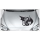 Aufkleber Motorhaube Drache Tattoo Dragon Tribal 100