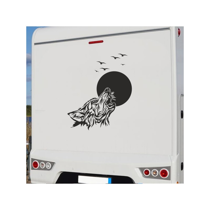 Aufkleber Wohnmobil Wohnwagen Reise Camping Auto Reisemobil Möwe Meer Kompass Globus Strand Palme Urlaub Spruch Familie Zuhause