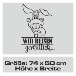 Aufkleber Wohnmobil Wohnwagen Reise Camping Auto Reisemobil Möwe Meer Kompass Globus Strand Palme Urlaub Spruch Familie Zuhause