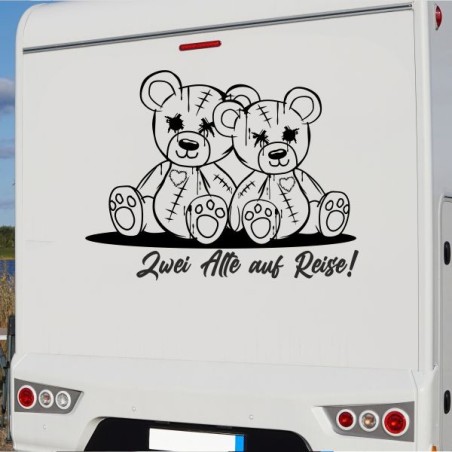 Aufkleber Wohnmobil Wohnwagen Reise Camping Auto Reisemobil Möwe Meer Kompass Globus Strand Palme Urlaub Spruch Familie Zuhause