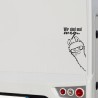Aufkleber Wohnmobil Wohnwagen Reise Camping Auto Reisemobil Möwe Meer Kompass Globus Strand Palme Urlaub Spruch Familie Zuhause