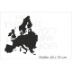 Aufkleber Wohnmobil Wohnwagen Dekor Europa Weltkarte 40
