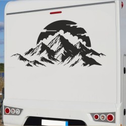 Aufkleber Wohnmobil Wohnwagen Reise Camping Auto Reisemobil Möwe Meer Kompass Globus Strand Palme Urlaub Spruch Familie Zuhause