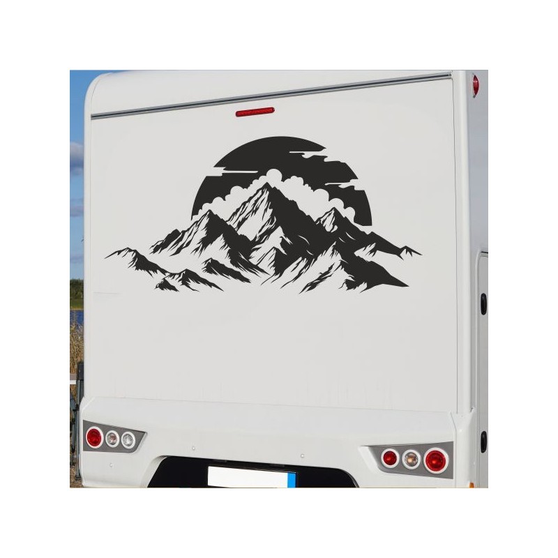Aufkleber Wohnmobil Wohnwagen Reise Camping Auto Reisemobil Möwe Meer Kompass Globus Strand Palme Urlaub Spruch Familie Zuhause