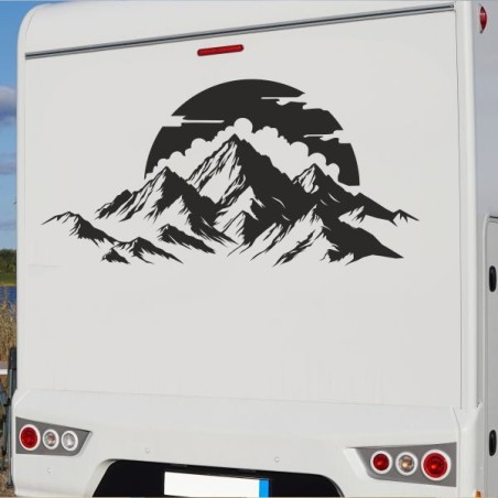 Aufkleber Wohnmobil Wohnwagen Reise Camping Auto Reisemobil Möwe Meer Kompass Globus Strand Palme Urlaub Spruch Familie Zuhause