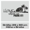 Aufkleber Wohnmobil Wohnwagen Reise Camping Auto Reisemobil Möwe Meer Kompass Globus Strand Palme Urlaub Spruch Familie Zuhause