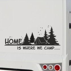 Aufkleber Wohnmobil Wohnwagen Reise Camping Auto Reisemobil Möwe Meer Kompass Globus Strand Palme Urlaub Spruch Familie Zuhause
