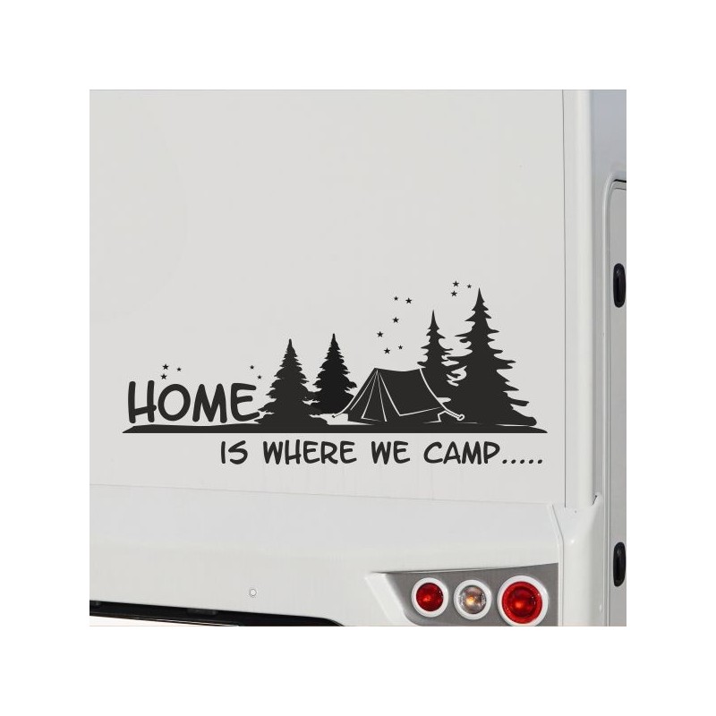 Aufkleber Wohnmobil Wohnwagen Reise Camping Auto Reisemobil Möwe Meer Kompass Globus Strand Palme Urlaub Spruch Familie Zuhause