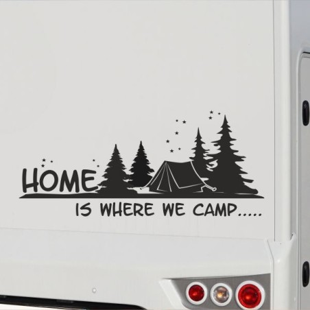 Aufkleber Wohnmobil Wohnwagen Reise Camping Auto Reisemobil Möwe Meer Kompass Globus Strand Palme Urlaub Spruch Familie Zuhause