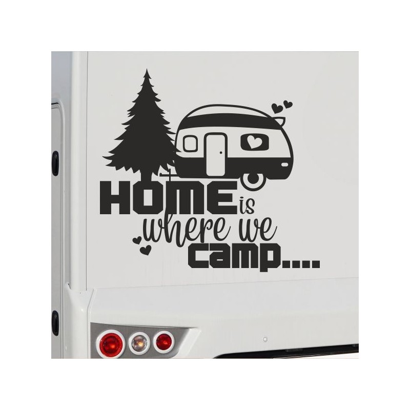 Aufkleber Wohnmobil Wohnwagen Reise Camping Auto Reisemobil Möwe Meer Kompass Globus Strand Palme Urlaub Spruch Familie Zuhause