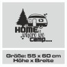 Aufkleber Wohnmobil Wohnwagen Reise Camping Auto Reisemobil Möwe Meer Kompass Globus Strand Palme Urlaub Spruch Familie Zuhause