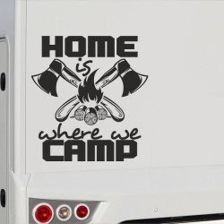 Aufkleber Wohnmobil Wohnwagen Reise Camping Auto Reisemobil Möwe Meer Kompass Globus Strand Palme Urlaub Spruch Familie Zuhause