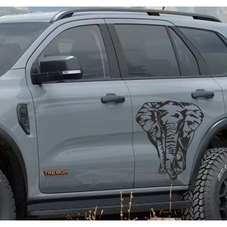 Aufkleber SET Offroad 4x4 Elefant Afrika Safari Dekor Auto 09