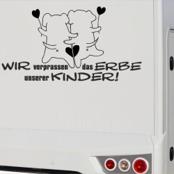 Aufkleber Wohnmobil Wohnwagen Reise Camping Auto Reisemobil Möwe Meer Kompass Globus Strand Palme Urlaub Spruch Familie Zuhause