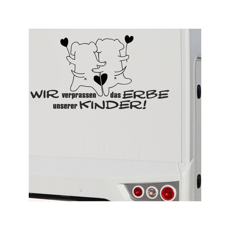 Aufkleber Wohnmobil Wohnwagen Reise Camping Auto Reisemobil Möwe Meer Kompass Globus Strand Palme Urlaub Spruch Familie Zuhause