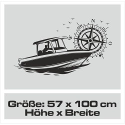 Aufkleber Wohnmobil Wohnwagen Reise Camping Auto Reisemobil Möwe Meer Kompass Globus Strand Palme Urlaub Spruch Familie Zuhause