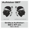 Aufkleber SET Offroad 4x4 Afrika Safari Rally Rennen Dekar Dekor Auto 10