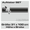 Aufkleber Pick UP Dodge Gelände Offroad Widder RAM Dekor Streifen Amerikanische Flagge Amerika BIG WHEEL Viper Seitenstreifen