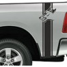 Aufkleber Pick UP Dodge Gelände Offroad Widder RAM Dekor Streifen Amerikanische Flagge Amerika BIG WHEEL Viper Seitenstreifen