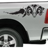 Aufkleber Pick UP Dodge Gelände Offroad Widder RAM Dekor Streifen Amerikanische Flagge Amerika BIG WHEEL Viper Seitenstreifen