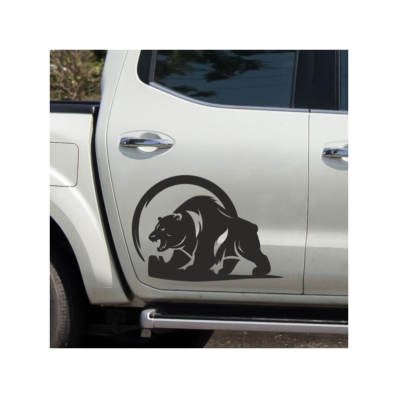Aufkleber SET Offroad 4x4 Bär Grizzly Off Road Wild Auto 66