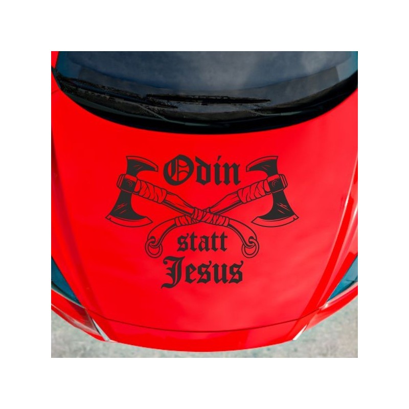Aufkleber Auto Car Wikinger Viking Wölfe Wolf Runen Schwert Schild Rabe Runen Odin Odin´s Wölfe Böse Kette Valhalla Walhalla