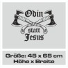 Aufkleber Auto Car Wikinger Viking Wölfe Wolf Runen Schwert Schild Rabe Runen Odin Odin´s Wölfe Böse Kette Valhalla Walhalla