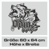 Aufkleber Auto Car Wikinger Viking Wölfe Wolf Runen Schwert Schild Rabe Runen Odin Odin´s Wölfe Böse Kette Valhalla Walhalla