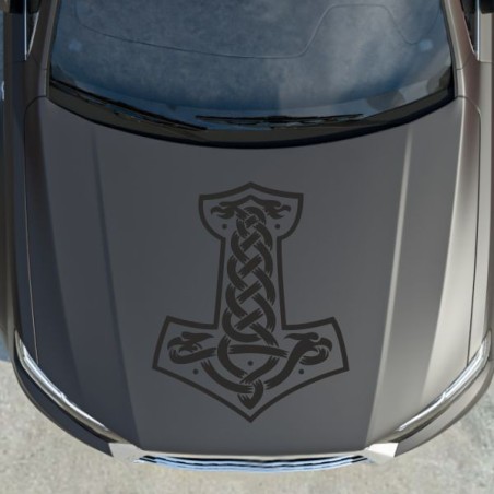 Aufkleber Auto Car Wikinger Viking Wölfe Wolf Runen Schwert Schild Rabe Runen Odin Odin´s Wölfe Böse Kette Valhalla Walhalla