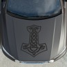 Aufkleber Auto Car Wikinger Viking Wölfe Wolf Runen Schwert Schild Rabe Runen Odin Odin´s Wölfe Böse Kette Valhalla Walhalla